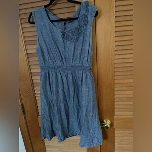 Merona Chambray Dress in blue Size XXL